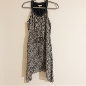Tribal Print Asymmetrical Hem SIZE SMALL